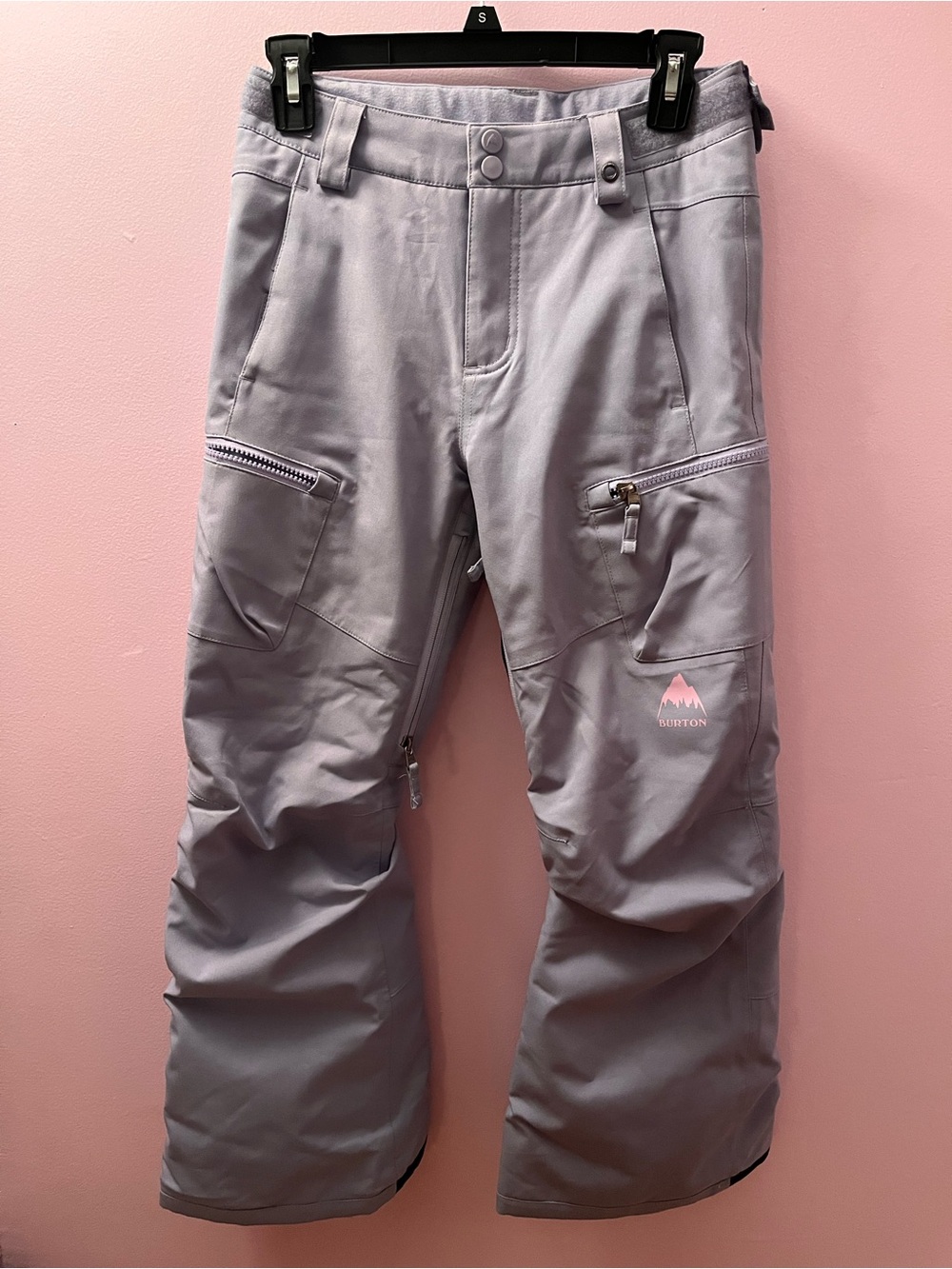 Burton Lavender Snow Pants with Pink Logo